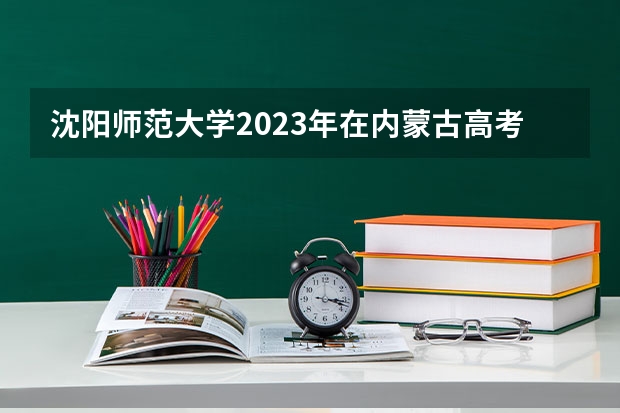 沈阳师范大学2023年在内蒙古高考各专业的招生人数是多少