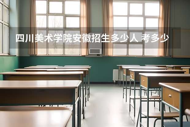 四川美术学院安徽招生多少人 考多少分可以上