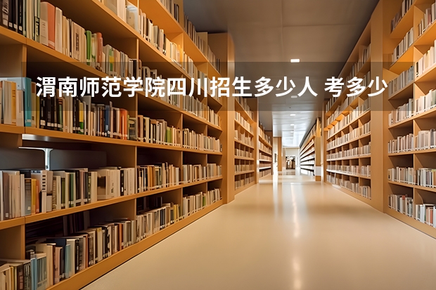渭南师范学院四川招生多少人 考多少分可以上