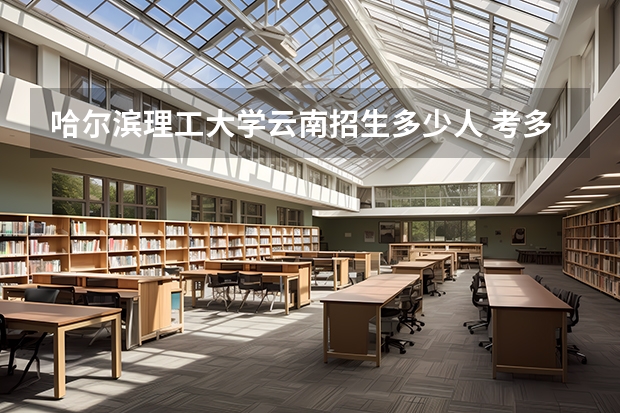 哈尔滨理工大学云南招生多少人 考多少分可以上