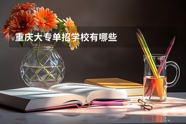 重庆大专单招学校有哪些