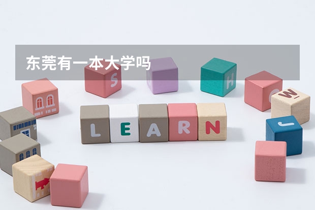 东莞有一本大学吗