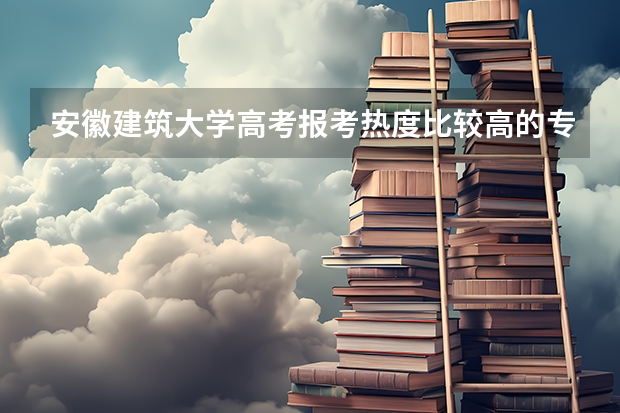 安徽建筑大学高考报考热度比较高的专业有哪些？