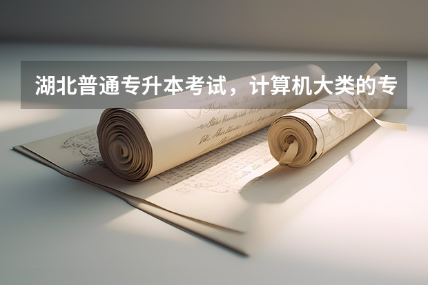 湖北普通专升本考试,计算机大类的专业怎么选择招生院校?