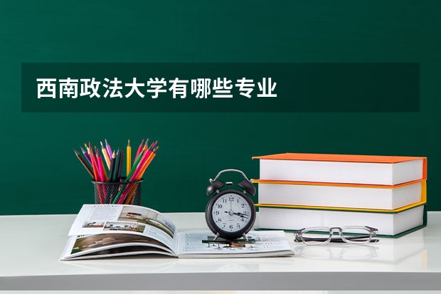 西南政法大学有哪些专业