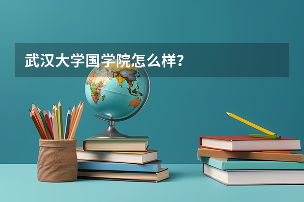 武汉大学国学院怎么样？