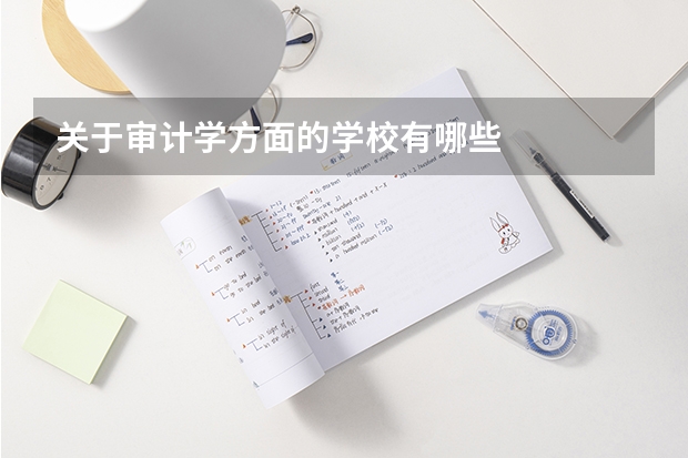 关于审计学方面的学校有哪些