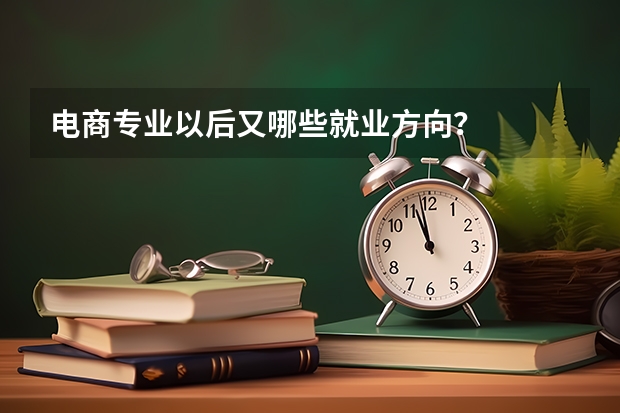 电商专业以后又哪些就业方向?