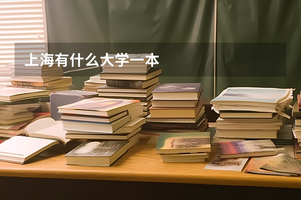 上海有什么大学一本