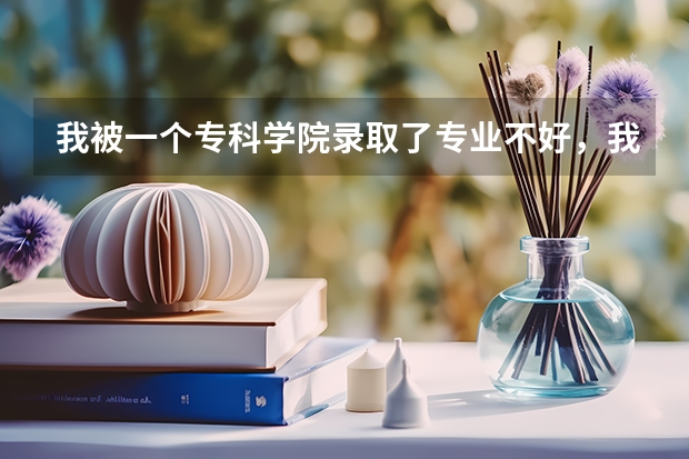 我被一个专科学院录取了专业不好，我不想去可不可以。可以补报别的院校吗。