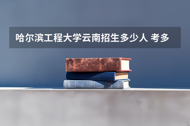 哈尔滨工程大学云南招生多少人 考多少分可以上