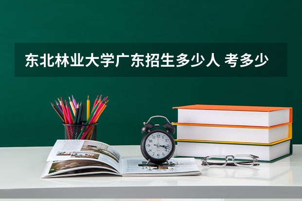 东北林业大学广东招生多少人 考多少分可以上