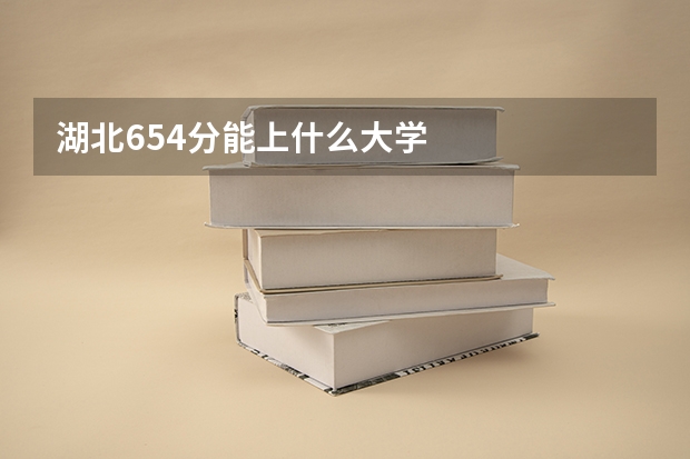 湖北654分能上什么大学