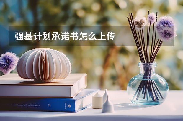 强基计划承诺书怎么上传