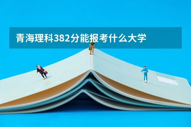 青海理科382分能报考什么大学