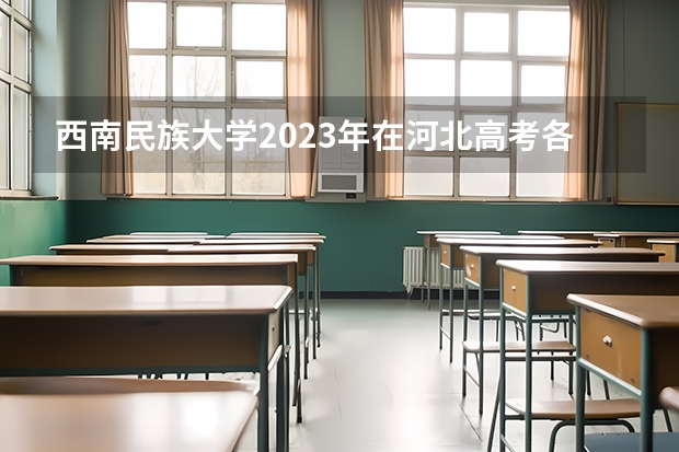 西南民族大学2023年在河北高考各专业的招生人数是多少