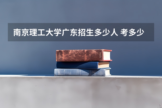 南京理工大学广东招生多少人 考多少分可以上