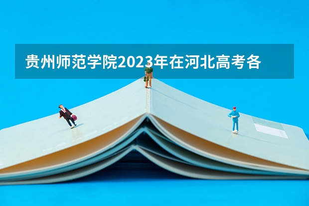 贵州师范学院2023年在河北高考各专业的招生人数是多少